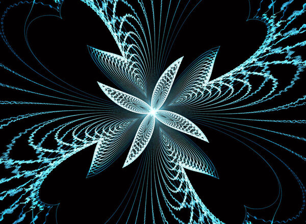 Abstract fractal patterns and shapes. Fractal texture. The colors in the series, Fancy paint. Background consists of fractal color texture.