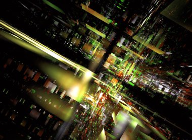 Soyut bilgisayar fraktal tasarım oluşturulan. Bir Fraktal hiç bitmeyen bir kalıptır.