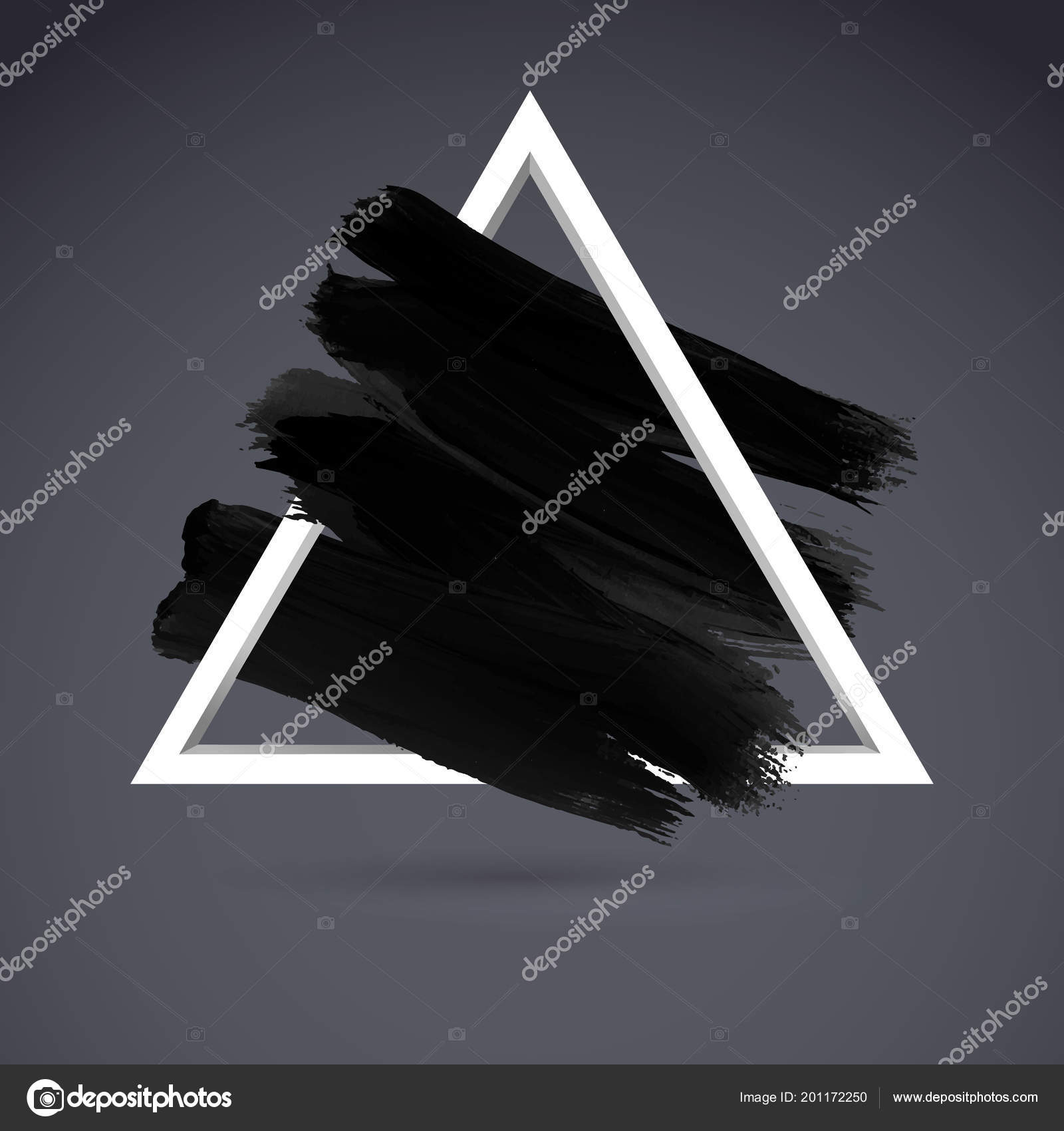 Triangle paint brushes Triangle paint brushes
