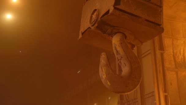 矿山熔炼车间起重机工具的运输 — 图库视频影像