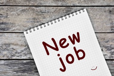 Not defteri sayfasında yeni görev sözcükleri