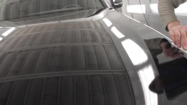 Ochranný Keramický Povlak Auto Fender1 — Stock video