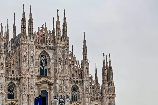 Milaan Kathedraal Duomo Milano Een Van Grootste Kerken Ter Wereld — Stockfoto