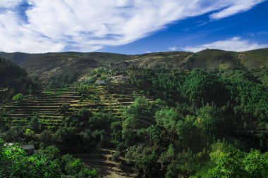 Piodo, Portekiz 'den Dağ Manzarası