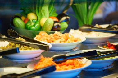 açık büfe bir sebze snacks