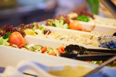 açık büfe bir sebze snacks