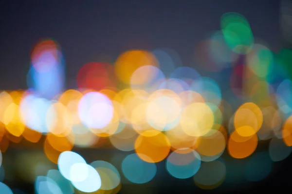 City Lights Night Background — Stock Photo, Image