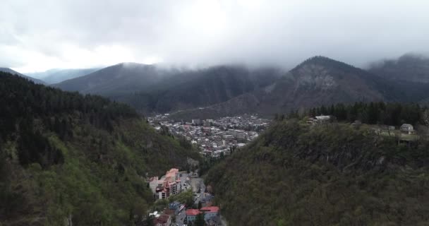 Borjomi Resort Green Caucasus Mountains — Stock Video