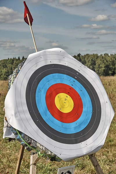 Mål För Träning Och Tävling Skytte Noggrannhet — Stockfoto