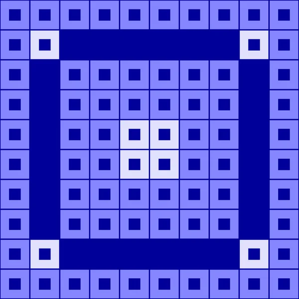 Ilustracja Powtarzalnymi Geometrycznymi Kształtami Pokrywającymi Tło Rysunek Kolorowym Wzorem Który — Zdjęcie stockowe