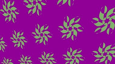 Geometrik şekilli küçük siyah arkaplan üzerinde renk deseni, yatay ve dikey eğimli, başlangıçta soldan sağa hareket ediyor, geometrik şekillerden oluşuyor..