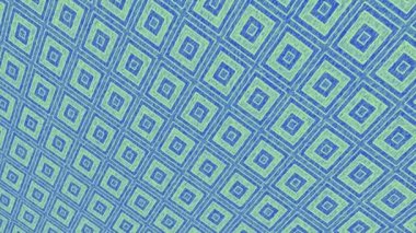 Geometrik şekilli renkli kalem vuruşu motifi, yatay ve dikey eğimli, yatay olarak soldan sağa doğru, geometrik şekillerden oluşmuş..