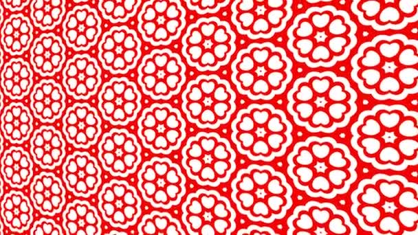 Modèle de couleur sur un fond noir minimal, incliné horizontalement d'abord à gauche puis se déplace vers la droite, composé de formes géométriques, au format vidéo 4k 16 : 9 .