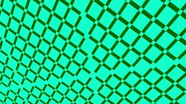 Geometrik şekilli küçük siyah arkaplan üzerinde renk deseni, yatay ve dikey eğimli, başlangıçta soldan sağa hareket ediyor, geometrik şekillerden oluşuyor..