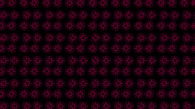 Boyut, açı ve yoğunluk olarak değişen renkli dalga etkisine sahip, en az arkaplan üzerinde parlak renk kenarlı soyut animasyon 16: 9 video biçiminde