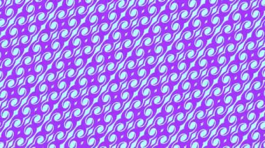 Saat yönünde döndükçe renk değiştiren ve sonra saat yönünün tersine hipnotik ve stroboskopik bir etki yaratan grafiksel desen, 16: 9 video biçiminde.