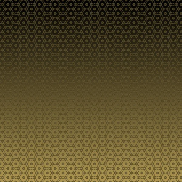 Zlatý Vzor Ilustrace Basreliéfní Efekt Opakovanými Geometrickými Tvary Pozadí Design — Stock fotografie