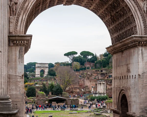 Rom Italien Evig Stad Berömd Världen Den Historiska Stadskärnan Finns — Stockfoto