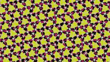 Boyut, açı ve yoğunluk olarak değişen rengarenk dalga efektiyle, en düşük arkaplan üzerindeki soyut renk animasyonu 16: 9 video biçiminde