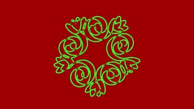 İki renkli ve üst üste binen grafik nesne, merkeze doğru iki zıt yönde dönerler, boyutları değişkendir, hipnotik, psikedelik ve stroboskopik bir etkisi vardır..