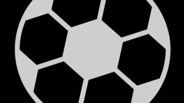 Siyah-beyaz, saat yönünde dönen, tam ekran boyutunu 16: 9 video biçiminde ortadan kaybolmaya indirgeyen, stroboskopik ve hipnotik efektli grafiksel nesne.