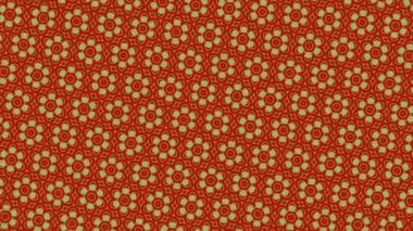 Saat yönünde döndükçe renk değiştiren ve sonra saat yönünün tersine hipnotik ve stroboskopik bir etki yaratan grafiksel desen, 16: 9 video biçiminde.