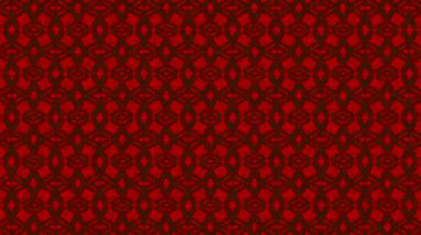 Kaleydoskop animasyonuna sahip renkli grafik deseni, psikedelik, hipnotik ve stroboskopik efektli bir arka planda, 16: 9 video biçiminde