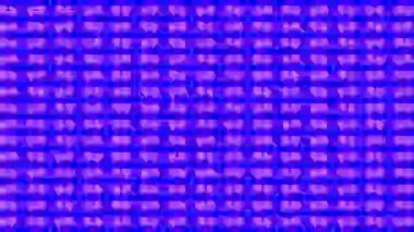 Kaleydoskop animasyonuna sahip renkli grafik deseni, psikedelik, hipnotik ve stroboskopik efektli bir arka planda, 16: 9 video biçiminde