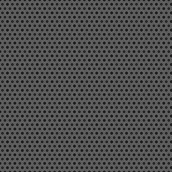 Illustratie Zwart Wit Met Herhaalde Geometrische Vormen Die Achtergrond Bedekken — Stockfoto
