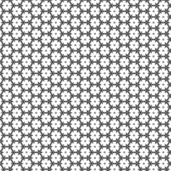 Illusztráció Fekete Fehér Ismétlődő Geometriai Alakzatok Borítják Hátteret Szerkeszthető Színesíthető — Stock Fotó