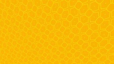Geometrik şekilli küçük siyah arkaplan üzerinde renk deseni, yatay ve dikey eğimli, başlangıçta soldan sağa hareket ediyor, geometrik şekillerden oluşuyor..