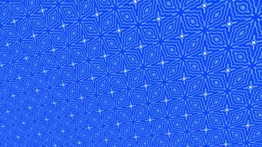 Geometrik şekilli küçük siyah arkaplan üzerinde renk deseni, yatay ve dikey eğimli, başlangıçta soldan sağa hareket ediyor, geometrik şekillerden oluşuyor..