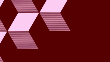 Renkli bir grafik nesne çok renkli arkaplan, üst soldan alt sağa saat yönünde döner, boyutu küçük ekrandan tam ekrana ve sonra tekrar küçük ekrana.