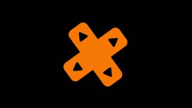 Merkezde saat yönünde dönen renkli grafik bir nesne, boyutu değişkendir, hipnotik, psikedelik ve stroboskopik bir etkisi vardır..