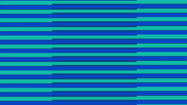 Dos Conjuntos Barras Color Que Mueven Con Efecto Hipnótico Creando — Vídeos de Stock