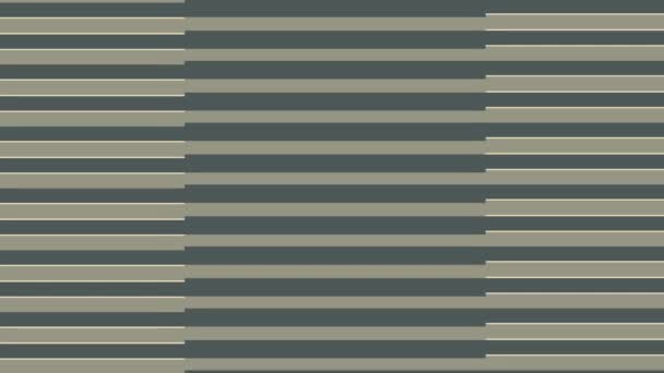 Dois Conjuntos Barras Cores Que Movem Com Efeito Hipnótico Criando — Vídeo de Stock