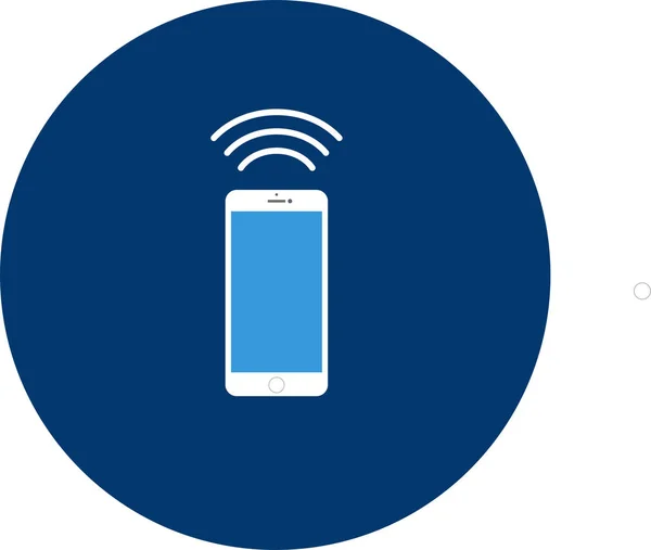 Smartphone Montréalgrande Icône Concept Illustration Plate Utilisation Pour Objet Design — Image vectorielle