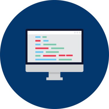 Düz tasarım simgesi kodlama