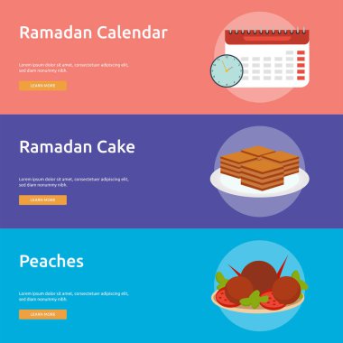 Ramazan Banner kavramsal tasarımı
