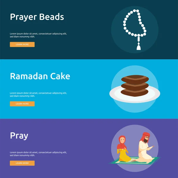 Conceptuele Ontwerp Van Ramadhan Banner — Stockvector