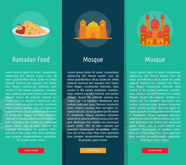 Ramadan Verticale Banner Concept — Stockvector