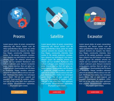 Teknoloji Dikey Banner kavramı