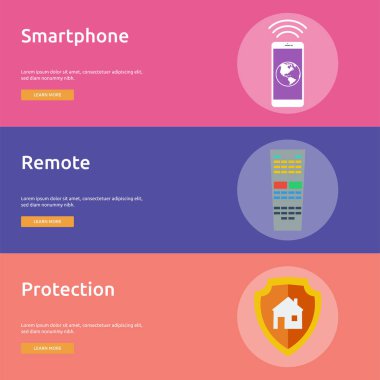 Teknoloji Banner tasarımı | Büyük afiş düz tasarım illüstrasyon kavramlar için teknoloji, tasarım, modern kümesi, ağ ve çok daha fazlası. küme gibi çeşitli amaçlar için kullanılabilir: Web siteleri, yazdırma şablonları, sunum