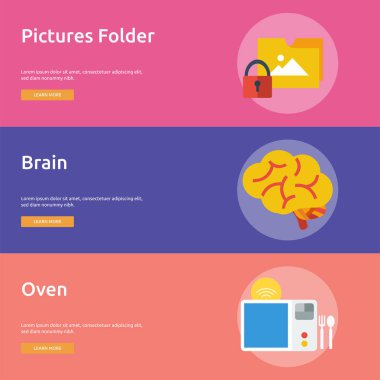 Teknoloji Banner tasarımı | Büyük afiş düz tasarım illüstrasyon kavramlar için teknoloji, tasarım, modern kümesi, ağ ve çok daha fazlası. küme gibi çeşitli amaçlar için kullanılabilir: Web siteleri, yazdırma şablonları, sunum