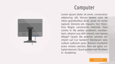 Bilgisayar kavramsal Banner tasarımı