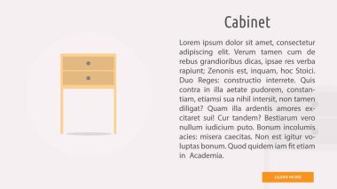 Kabine kavramsal Banner tasarımı