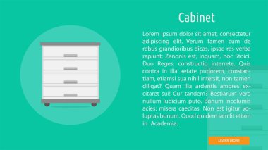 Kabine kavramsal Banner tasarımı