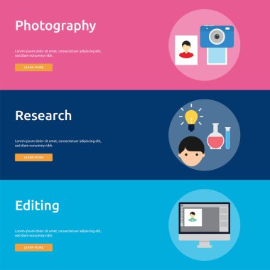 Multimedya Banner tasarımı | Büyük afiş tasarım kümesi multimedya, teknoloji, kavram, animasyon ve çok daha fazlası için.