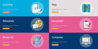 Multimedya Banner tasarımı | Büyük afiş tasarım kümesi multimedya, teknoloji, kavram, animasyon ve çok daha fazlası için.