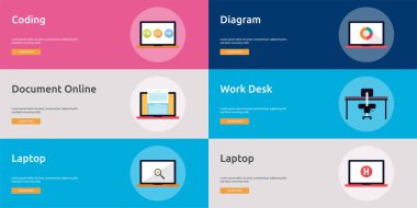 Multimedya Banner tasarımı | Büyük afiş tasarım kümesi multimedya, teknoloji, kavram, animasyon ve çok daha fazlası için.